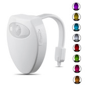 Αισθητήρας κίνησης PIR Φώτα Τουαλέτας USB LED Χρώματα Επαναφορτιζόμενη Αδιάβροχη για Λάμπα τουαλέτας Λαμπτήρα Tiolet Luminaria για μπάνιο τουαλέτα