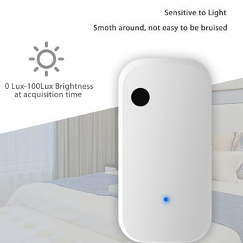 Tuya ZigBee WiFi сензор за светлина Интелигентен сензор за домашно осветление Контрол на връзката Сензор за яркост Автоматизация на осветлението