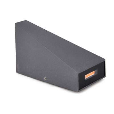 Jednoduchá dvojitá hliníková 12W LED mini nástenná lampa, vnútorná a vonkajšia dekorácia, vodotesná, IP65, hotelový bar, spálňa, záhradná veranda, nástenné svietidlá