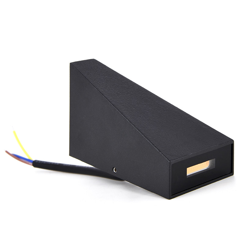 Jednoduchá dvojitá hliníková 12W LED mini nástenná lampa, vnútorná a vonkajšia dekorácia, vodotesná, IP65, hotelový bar, spálňa, záhradná veranda, nástenné svietidlá