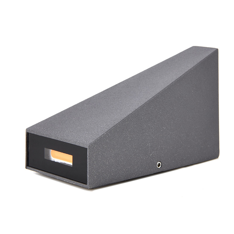 Jednoduchá dvojitá hliníková 12W LED mini nástenná lampa, vnútorná a vonkajšia dekorácia, vodotesná, IP65, hotelový bar, spálňa, záhradná veranda, nástenné svietidlá