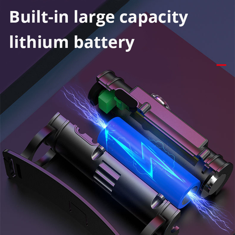 Lampă frontală portabilă cu LED, fară impermeabilă COB, lanternă, reîncărcabilă prin USB 18650, fară de lucru cu lanternă de pescuit cu magnet