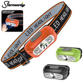 Mini XPE LED-esilaterna korpuse liikumisanduri esilatern USB-laetav esilatern Matkataskulamp peataskulambi välisvalgustus