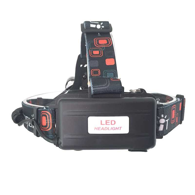 10000 liumenų 3 LED priekinio žibinto kaktos žibintuvėlis, galvos žibintuvėlis, įkraunamas priekinis žibintas pagal 18650 bateriją, skirtas žvejybai stovyklavietėje