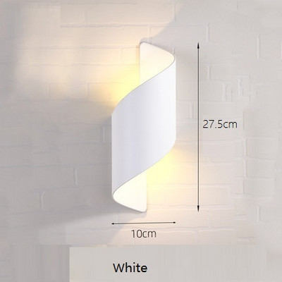 Vienkāršs, mūsdienīgs radošais salons Restorāna guļamistaba pie gultas Mācību telpa Ejas koridora LED sienas lampa