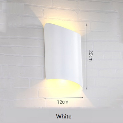 Vienkāršs, mūsdienīgs radošais salons Restorāna guļamistaba pie gultas Mācību telpa Ejas koridora LED sienas lampa