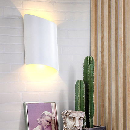 Vienkāršs, mūsdienīgs radošais salons Restorāna guļamistaba pie gultas Mācību telpa Ejas koridora LED sienas lampa