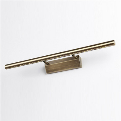 Vintage Brief Paindlik 40/55cm LED Seinavalgustid Sconce Vannituba 5w 7w Pronkspeeglivalgusti AC 80-265V