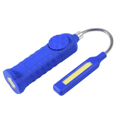 Lumină de lucru cu led reglabilă Coba lampa de lucru cob folosește 3 * baterii AAA lumini portabile din plastic luminozitate controlabilă