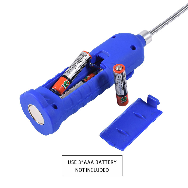 Lumină de lucru cu led reglabilă Coba lampa de lucru cob folosește 3 * baterii AAA lumini portabile din plastic luminozitate controlabilă