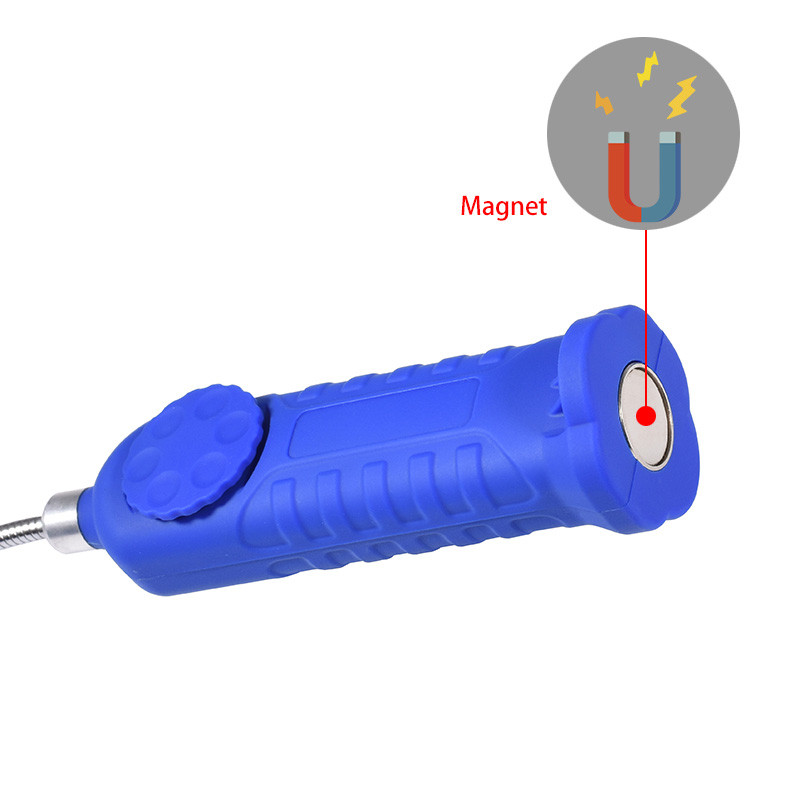 Lumină de lucru cu led reglabilă Coba lampa de lucru cob folosește 3 * baterii AAA lumini portabile din plastic luminozitate controlabilă