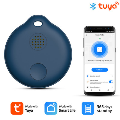 SMATRUL Tuya Smart Tag Anti-Lost Alarm Безжичен Bluetooth Mini GPS Tracker Smart Home APP Search Location for Record 80DB