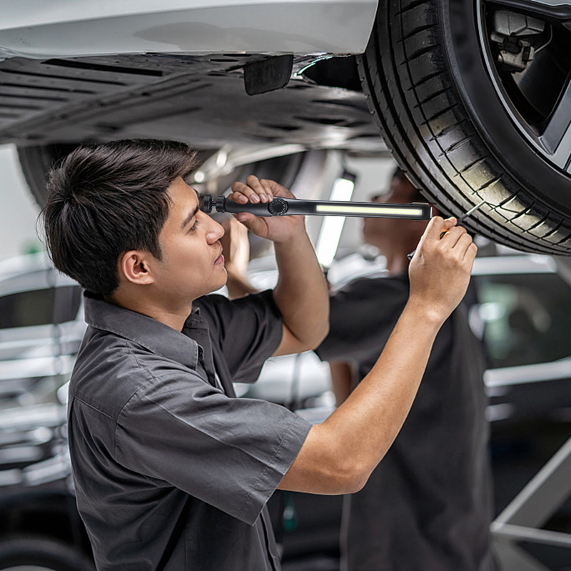 COB LED ručné svetlomety, nabíjateľné USB pracovné svetlo, prenosné inšpekčné svetlo, stmievateľné 1200 mAh pre domácu dielňu
