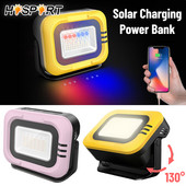 Lumină portabilă de camping Lampă solară Power Bank, impermeabilă, reîncărcabilă de urgență, lampă de lucru cu LED magnetică pentru cort