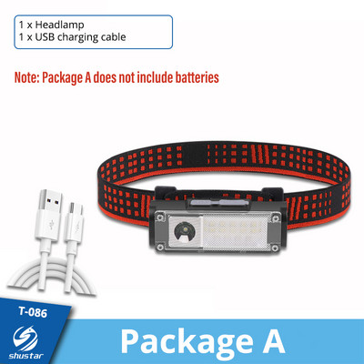 XPE+14*LED horgász fejlámpa Szuper fényes LED-es fényszóró kemping zseblámpa újratölthető lámpa túrázás hordozható világító lámpák