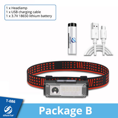 XPE+14*LED horgász fejlámpa Szuper fényes LED-es fényszóró kemping zseblámpa újratölthető lámpa túrázás hordozható világító lámpák