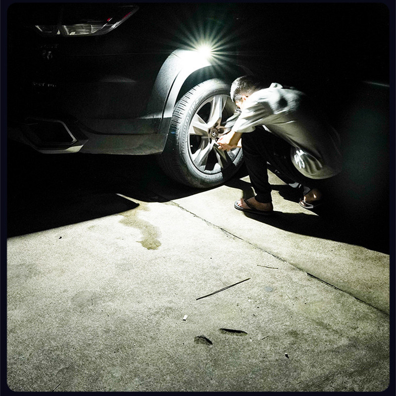 Prijenosna mini LED svjetiljka XPE+COB Led prednja svjetiljka Snažna ugrađena 18650 baterija Prednja svjetiljka za kampiranje i ribolov Baklja s magnetom