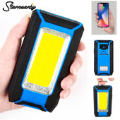 COB elemlámpa vízálló tábori lámpa USB újratölthető munkalámpa hordozható lámpás zseblámpa Power Bank kültéri világítás