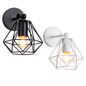 Vintage Retro bēniņu sienas lampas abažūrs E27 Ziemeļvalstu iekštelpu sienas gaisma guļamistabai pie gultas, viesistabas restorāna bāra apgaismojuma lampa