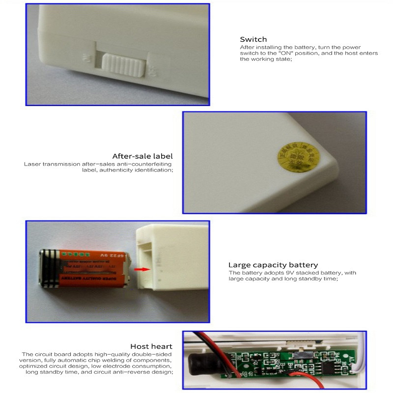 CoRui Alarmă de casă Scurgeri de apă 110dB Alarmă la fața locului Detector cu senzor inteligent Alertă de inundații Sistem de alarmă de securitate pentru depășire