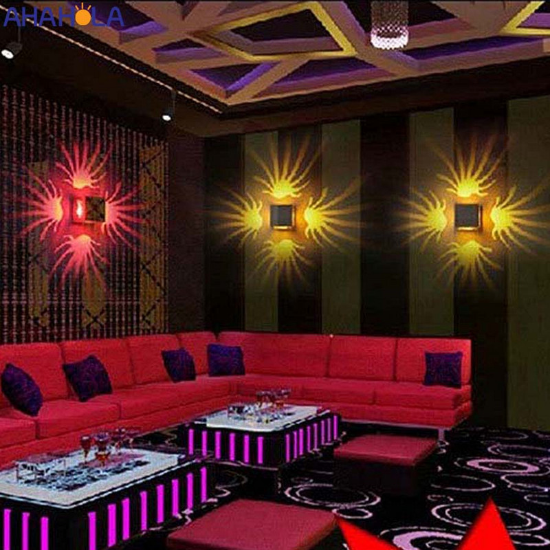 Lămpi de perete moderne din aluminiu 110v/220v Iluminat de interior Aplice de dormitor Aplice de perete pentru acasă Corp de iluminat de perete cu telecomandă RGB