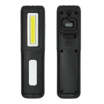 USB акумулаторна COB LED фенерче Стойка за работно осветление Фекла Магнитна кука Вградена батерия Мощност Дисплей Ремонт Работна лампа Lanterna