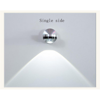 Felső és alsó fali lámpa 3-6W LED modern belső szálloda dekorációs lámpa nappali hálószoba éjjeli TV háttér fali lámpa