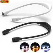 FLDJL pārnēsājama uzlādējama LED lampa darba LED apgaismojuma lasīšanai āra atmiņas šļūtene kempinga apgaismojuma kakla apkakle