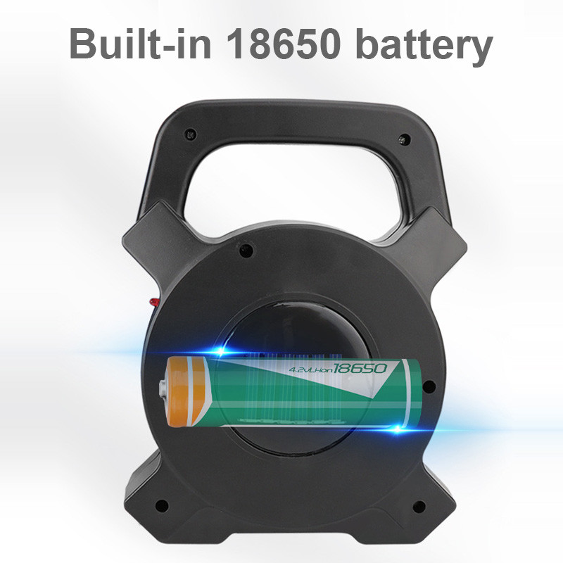 Încărcare solară Baterie încorporată Lumină de lucru portabilă LED de inundație Lampă reîncărcabilă pentru grădină în aer liber Lampă cu bec de camping Lanternă