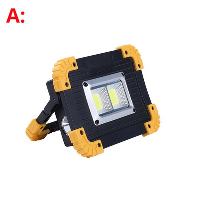 Prenosné LED reflektorové pracovné svetlo Lampe 1000W nabíjateľné 18650 batérie vonkajšie svetlo na poľovníctvo, kempovanie, baterka