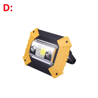 Prenosné LED reflektorové pracovné svetlo Lampe 1000W nabíjateľné 18650 batérie vonkajšie svetlo na poľovníctvo, kempovanie, baterka