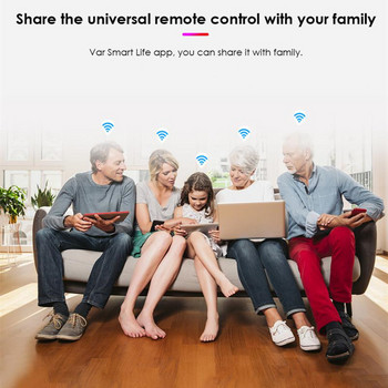 CORUI Tuya IR Έξυπνο τηλεχειριστήριο Έξυπνο WiFi UniversalSmart Home Gadgets Έλεγχος για τηλεόραση DVD AUD Alexa Google Home Smart Life