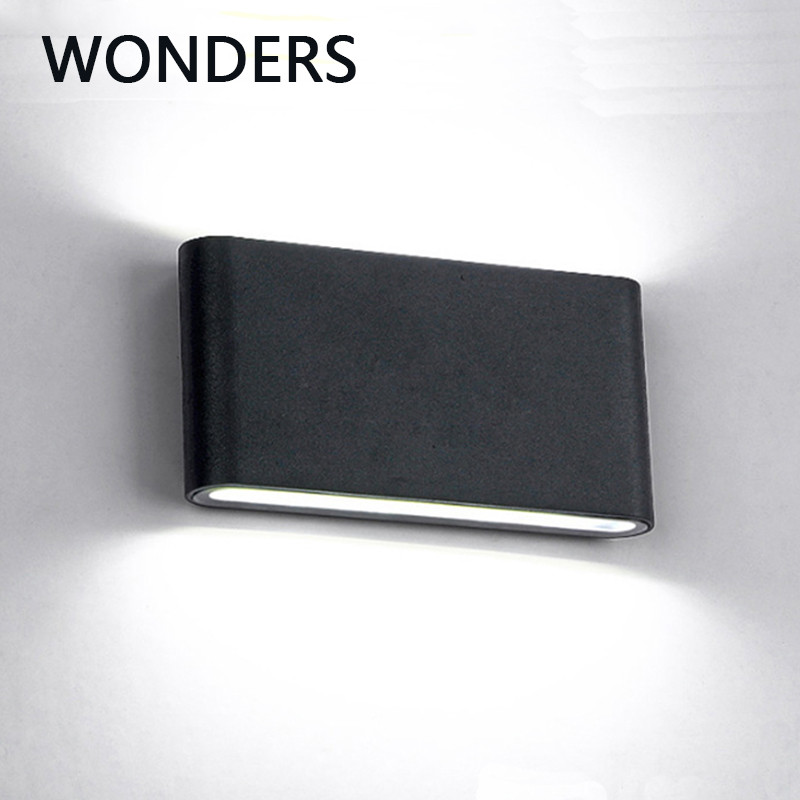 LED nástenné svietidlá Moderné jednoduché vodotesné nástenné svietidlá na balkón, chodbu, vonkajšie osvetlenie, vnútorné a nočné osvetlenie, bytové dekorácie