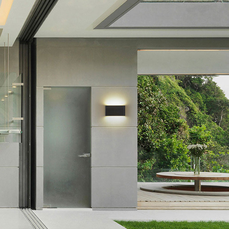 LED nástenné svietidlá Moderné jednoduché vodotesné nástenné svietidlá na balkón, chodbu, vonkajšie osvetlenie, vnútorné a nočné osvetlenie, bytové dekorácie