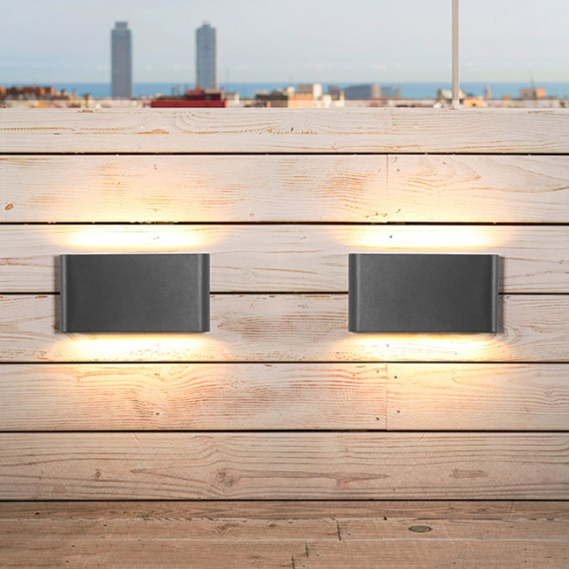 LED nástenné svietidlá Moderné jednoduché vodotesné nástenné svietidlá na balkón, chodbu, vonkajšie osvetlenie, vnútorné a nočné osvetlenie, bytové dekorácie