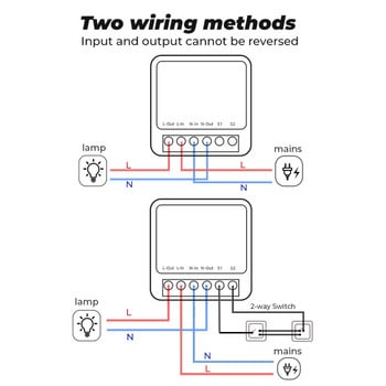 Έξυπνος διακόπτης WiFi Tuya με Διακόπτη Power Monitor Διακόπτης χρονοδιακόπτης 2-way Control Module Smart Switch Alexa Google Home Voice Control