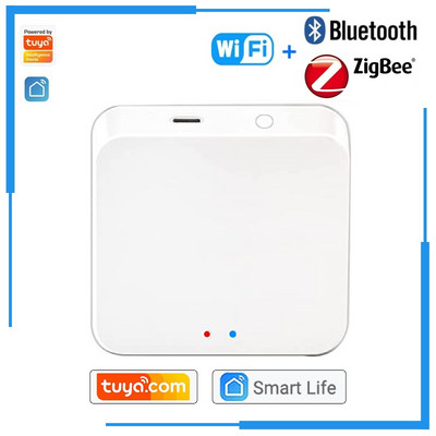 Tuya ZigBee 3.0 Smart Gateway Hub Multi-Mode Smart Home Bridge WiFi Bluetooth APP Ασύρματο τηλεχειριστήριο για Alexa Google Home