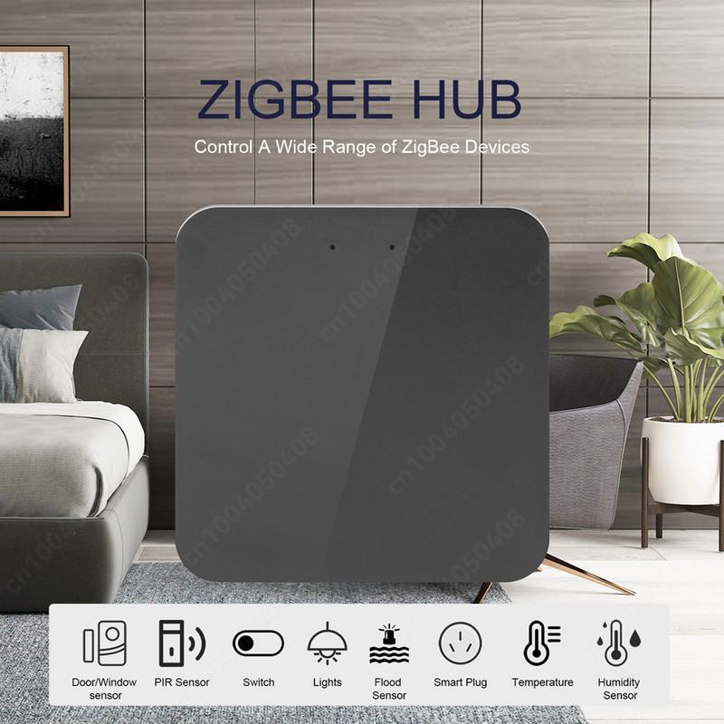 Tuya ZigBee 3.0 Smart Gateway Hub Multi-Mode Smart Home Bridge WiFi Bluetooth APP bezvadu tālvadības pults Alexa Google Home