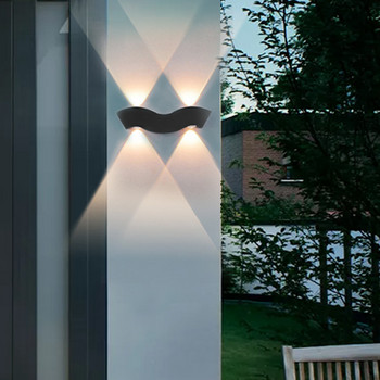 Модерна LED стенна лампа за антре Кухня Всекидневна Спалня Нощна лампа Домашен вътрешен декор Осветителни тела Luminaria Абажур