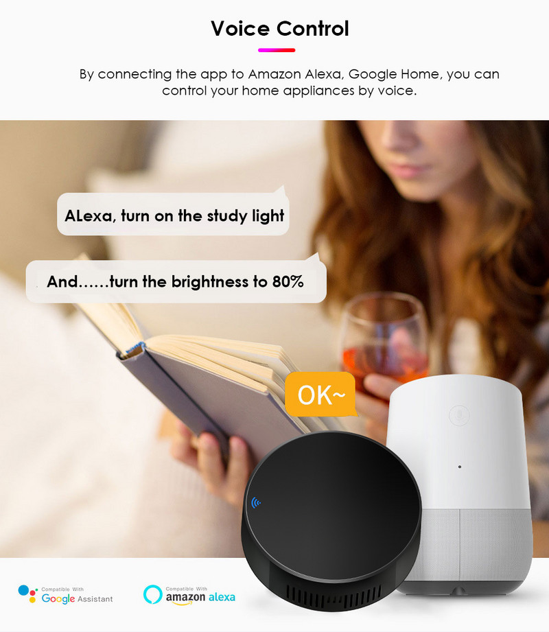 Tuya Wifi infračervené diaľkové ovládanie Smart Life Alexa Google Home Control Scenár Automatizácia IR diaľkové ovládanie pre TV DVD AUD