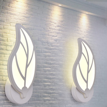 Модерни акрилни LED стенни лампи с превключвател Спалня Home Deco Баня Вътрешно осветление Стенно осветително тяло Стълби Стенна художествена светлина