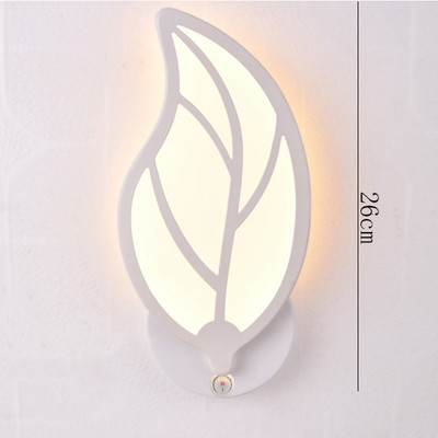 Lămpi de perete moderne din acril cu LED cu comutator Dormitor Home Decor Baie Iluminat de interior Corp de iluminat de perete Scări Artă de perete Lumină