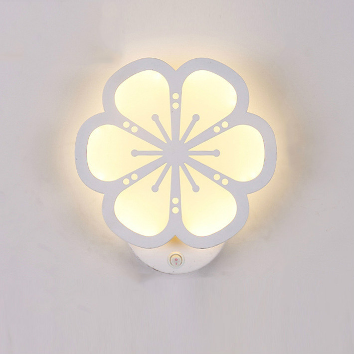Lămpi de perete moderne din acril cu LED cu comutator Dormitor Home Decor Baie Iluminat de interior Corp de iluminat de perete Scări Artă de perete Lumină