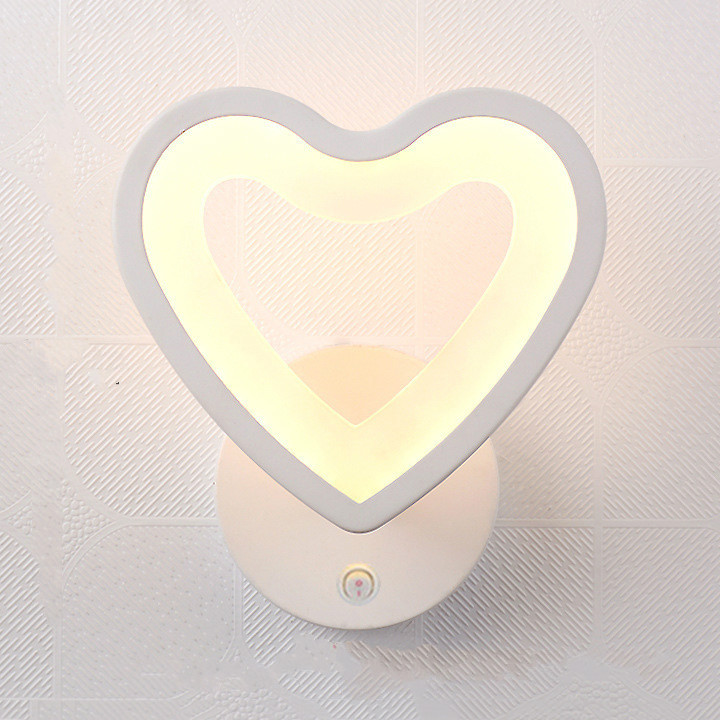 Lămpi de perete moderne din acril cu LED cu comutator Dormitor Home Decor Baie Iluminat de interior Corp de iluminat de perete Scări Artă de perete Lumină