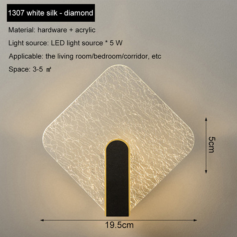 2022 m. Naujas LED sieninis šviestuvas 220 V miegamojo lovos šviesa Svetainės Balkono Praėjimo sieninė lempa Koridoriaus sieninė lemputė