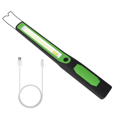 Lampă de lucru cu LED, lanternă reîncărcabilă prin USB, lampă de urgență pentru reparații magnetice COB pentru mașină, lanternă de camping portabilă, lampă cu cârlig