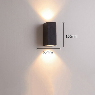 Led Wandlamp IP65 Vonkajšie Waterdichte Tuin Veranda Verlichting Lamp Moderne Eenvoudige Vnútorné Wandlamp pre záhradnú chatku