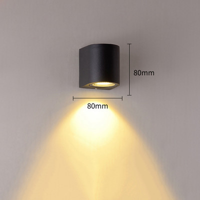 Led Wandlamp IP65 Vonkajšie Waterdichte Tuin Veranda Verlichting Lamp Moderne Eenvoudige Vnútorné Wandlamp pre záhradnú chatku