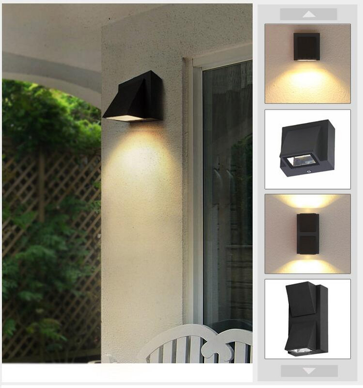 Led Wandlamp IP65 Vonkajšie Waterdichte Tuin Veranda Verlichting Lamp Moderne Eenvoudige Vnútorné Wandlamp pre záhradnú chatku
