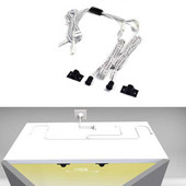 Ručný spínač DC5V-24V Jednoduchý/Dvojitý ručný spínač s IR senzorom pohybu, ovládanie spínača, detektor pohybu, DIY LED lampa na skriňu, skriňa